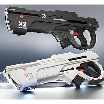 Amazon | 水鉄砲 電動 超強力飛距離 強力 13m射程距離 長航続